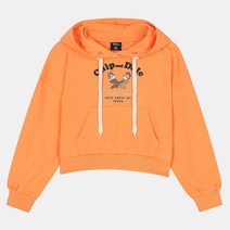 유솔 ULMH22154 여아 봄 가을 칩앤데일 크롭 후드맨투맨_강남점