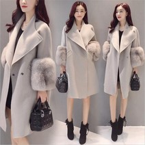 성은홀릭 여성 겨울 소매퍼 슬리밍코트 외출룩