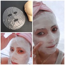 마스크팩 일회용 시트 마스크 커버 비닐 100매 강화 보습, 상세페이지 참조