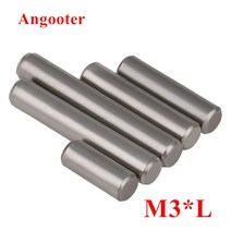 계단난간 200/50pcs M3 GB119 SUS304 스테인레스 스틸 은못 핀 원형 실린더 평행 직경 3mm 위치 결정 * 8/1, 01 M3_03 30mm 100pcs