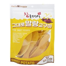 장건강 강아지전용 넓적 고구마 말랭이3개 영양가득, 3개