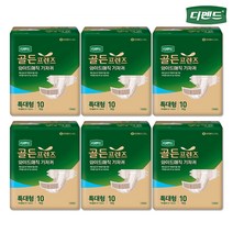 디펜드 와이드 매직테이프 특대형 테이프형 성인용기저귀, 특대형 10매입 6팩