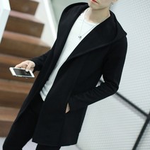 남자 가을 롱 후드 가디건 빅사이즈 C RJ 05