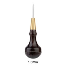 가죽공예 송곳 Fenrry 샌들 우드 마름모 모양 스티칭 DIY 가죽 펀치 도구 공예 바느질 수제 액세서리, 07  1.5mm
