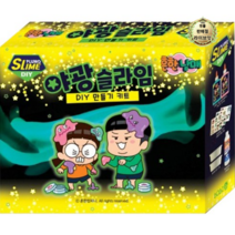 라이브잇 흔한남매 야광슬라임 DIY 만들기 키트, 혼합색상, 5세트