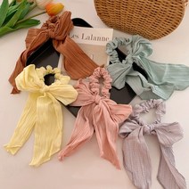시나몬걸 여신 리본 머리끈 8color 포인트 헤어끈