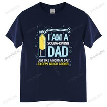 스쿠버티셔츠 스킨스쿠버 다이버 산업잠수 단체티 cotton tshirt mens summer tops i39m a scuba dive dad t shirt 면 캐주얼 반팔 남자