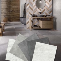 KCC 데코타일 현관 베란다 사무실 바닥재 정사각 50*50, 9229S스티커방식(50cm), 1박스