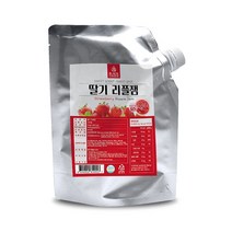 블랙오아시스 딸기 리플잼 1kg 1박스 6개, 옵션선택:본품