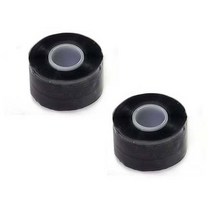 골프 그립 교체 미끄럼 방지 쫀쫀 테이프 골프채 교체 (퍼터 드라이버 아이언 퍼팅 그립), 블랙(2개)