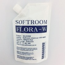 FloraW 몰드용 500g 실리콘+케스팅경화제 액상실리콘 비누 석고 방향제 실리콘몰드, 액상실리콘 500, 전문가용 경화제