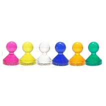 15mm 초강력 큐티 장구자석 냉장고 칠판자석 중, 노랑
