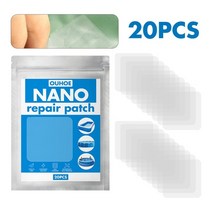 천막 보수 테이프 다목적 방수 누수 테이프 102030pcs 나노 수리 패치 수영장 물, 20개