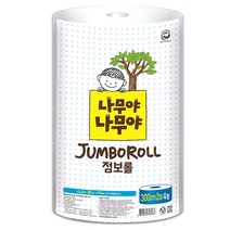 나무야나무야 2겹 점보롤 300m, 4롤, 1팩