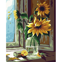 투코비 DIY 유화그리기 40x50 창가의 해바라기 5435