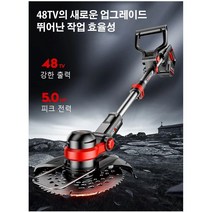 jioy 충전식 전기 예초기 무선 예초기 전동 가정용 전기 예초기, 전기 예초기(블랙)*1