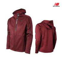 뉴발란스 UNI 기모 트레이닝 후드 집업 자켓 NBMD846121-29 버건디