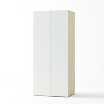 라자가구 뉴아토즈 멀티선반 행거 푸쉬도어 거울 부착 옷장 수납장 800 사이즈 14종, 3.도어 수납옷장A, 크림화이트