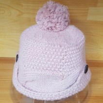 애슬릿 애슬릿 단추 니트 방울 방한 비니 모자