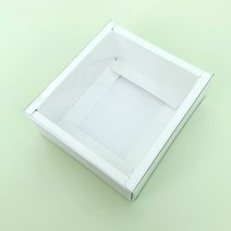 [더위치]1구 화이트 비누박스 PVC 비누 상자