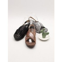 여성 반짝이 슬리퍼 샌들 97507