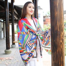 비치스카프 면 린넨머플러 에스닉 풍서 아시아 오버사이즈 레쉬 바캉스 태슬 해변 숄 여름 2554384100
