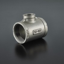 영진 스테인리스 나사식 관이음쇠 - 이경 티 Tee Reducer 32A*15A, 1개