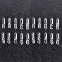 차선이탈경고장치 자동차용품고품질 할로겐 T5 W2W 전구 12V 자동차 악기 조명 대시 보드 인테리어 경고 2, 01 Transparent