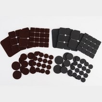 펠트 에바 의자 소리 방지 패드 끌림 장판 눌림 찍힘 자국 스티커 4개 밑에 붙이는것 발 커버 고정 캡 끄는소리 가구 고무 패킹 식탁 다리 매트 책상 테이블 바닥 보호 층간소음, 펠트 원형 소 32P