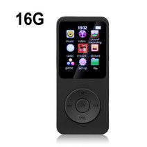 음악 플레이어 Windows XP VISTA Windows 8 Blue 8G용 Bluetooth 호환 전자책 음성 녹음기 지원 교체, 블랙 16G, 하나