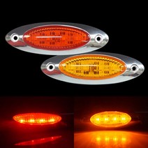 SS테크마린 SORI 24V 4LED 사이드램프 SL-12, 레드LED