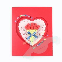 J.ROM 카네이션 모빌 카드 만들기 어버이날카네이션만들기
