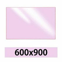 선영 슬림 자석 칼라보드 핑크 600X900 판 마그넷 메모칠 화이트