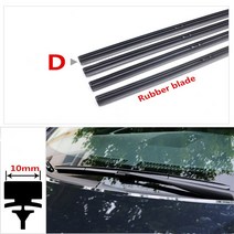 자동차 와이퍼 고무 스트립 BMW E30 E36 E34 E46 E90 E60 E39 F30 F10 F20 E87 E92 E91 실드 삽입 소프트 1PC, [12] 28, [05] D