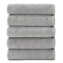 항균 호텔수건 200g 5장세트 100%국내생산 세면타월, 연그레이, 10개