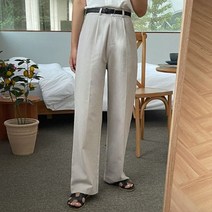 겟잇미 여름 데일리 쿨맥시 핀턱 슬랙스