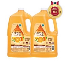 LG 생활건강 자연퐁 주방세제 오렌지 4000ml x2, 단품없음