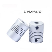 4pcs CNC D19L25 모터 턱 샤프트 커플러 3mm 10mm 유연한 커플 링 OD 19x25mm 도매 Dropshipping 3/4/5/6/7/8/10mm|축 커플링|, 단일, 1개, 3 x 4