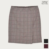투미 2ME 체크조직감 H스커트 TMWH949B02