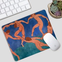 헨리 Matisse 고무 정밀 작은 마우스 패드 노트북 휴대용 비 슬립 테이블 패드 작은 마우스 패드, 헨리 Matisse 1_300X400mm