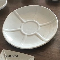 도자기가 칠절판 나눔접시 한국도자기 도자기 그릇, 느낌, 1개