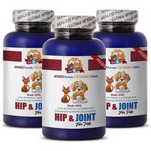 강아지 관절 영양제 관절약 보조제 Joint Chews for Dogs - Hip and Health Pets Cats Premium Treats Dog Liver 360 3 Bo