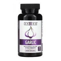 Zhou Nutrition 마늘 갈릭 90 태블릿 bulb 이산화규소 스테아르산 셀룰로스 sodium magnesium stearate