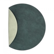 북유럽 린드 DNA Nupo 양면 테이블 매트 cir0mle XL 1 pcs Dark green olive