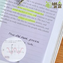 모이스트인덱스잇 L (반투명 점착 메모지), (18오션하프노트)