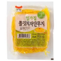 일가집 쫄깃치자단무지 200G 꼬들단무지 일회용단무지, 기본