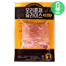 진주 오메가3 오리훈제 슬라이스 400g (냉장) 월남쌈 무쌈말이, 1개