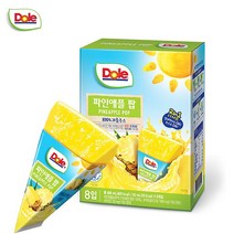 Dole 돌 후룻팝 파인애플팝(8개입)x1팩/얼려먹는주스