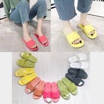 잇츠모던 푹신한 여성 사무실 슬리퍼 비비드한 색감 바캉스슬리퍼 쿠션 실내화 6색상