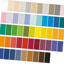Mink 밍크지 고급칼라봉투53종 규격(85x170mm)100매, 08 애쉬그레이